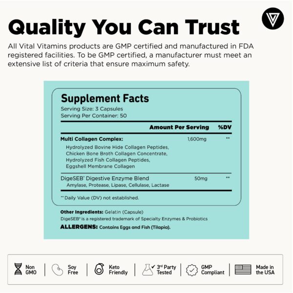 Contenido de cápsulas de colágeno