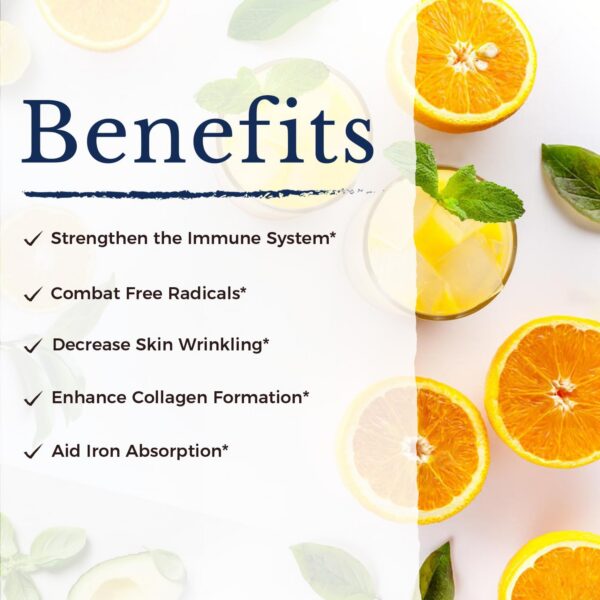 Frasco y caja de presentacion de vitamina C