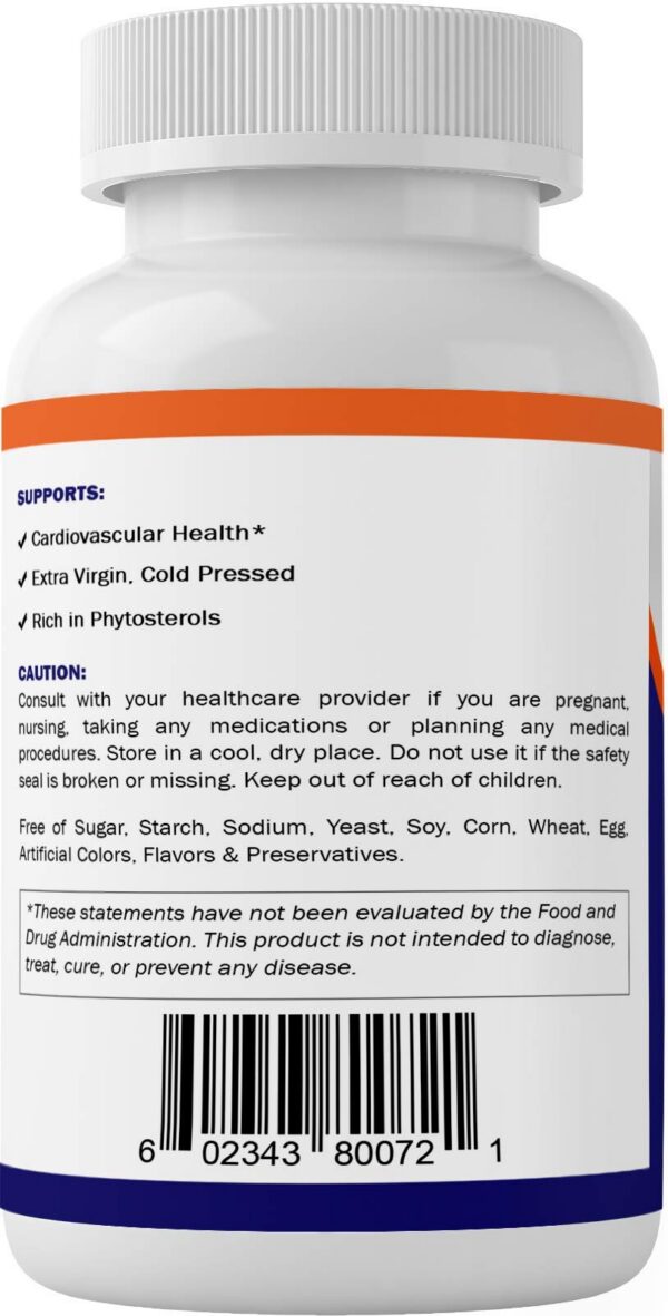 Version 1.0.0 Detalle de la etiqueta de Vitamatic aceite de calabaza