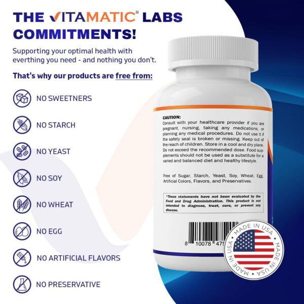 Etiqueta posterior Vitamatic Coco Oil