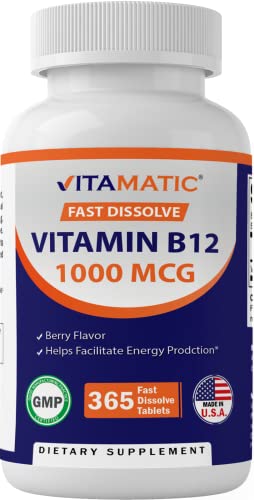 Vitamatic vitamina b12 tabletas para metabolismo energético y salud