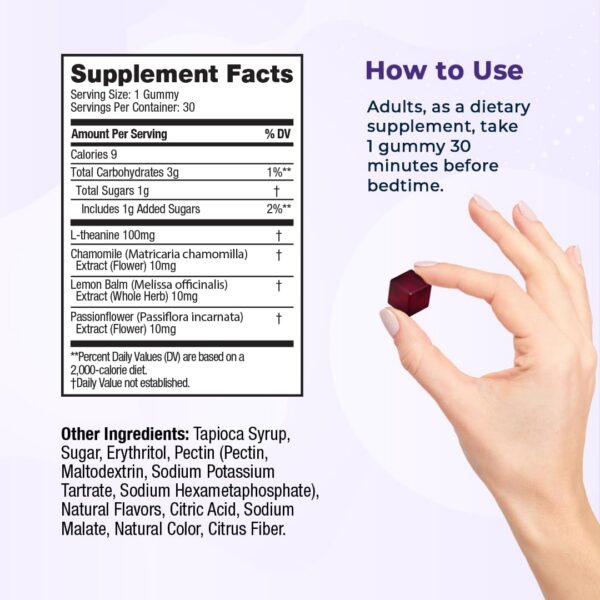 VitaMedica gomitas sin somnolencia para mejorar sueño