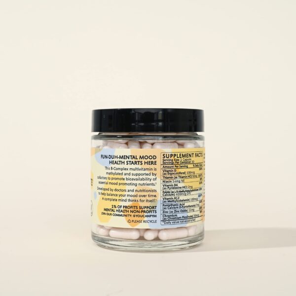 Etiqueta informativa Vitamin B Complex PYM