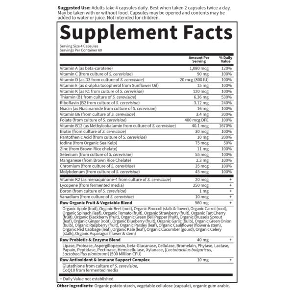 Vitamin Code apoyo salud prostática y cardiovascular