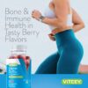 Viteey gomitas vitamina D3 para salud ósea muscular e inmunidad