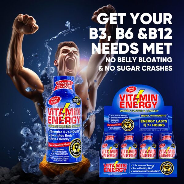 Pack de 12 botellas Vitamin Energy Shots