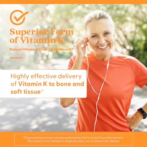 Vitamin K2 Doctor's Best suplemento para huesos y vasos sanguíneos