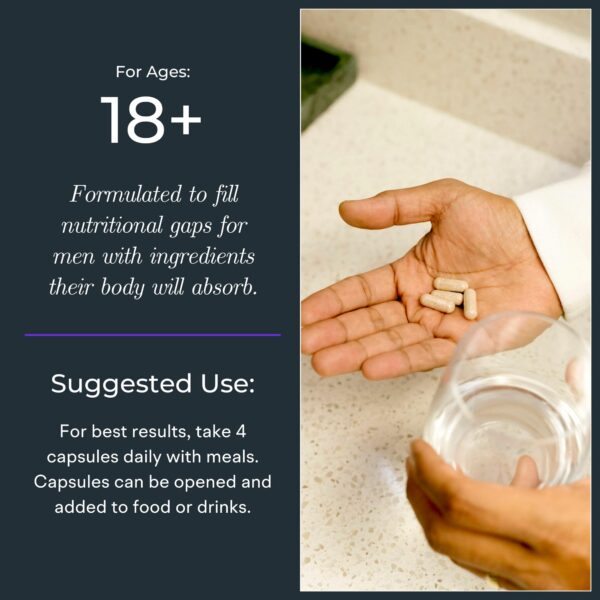 VitaminIQ suplemento con minerales y vitaminas para hombres