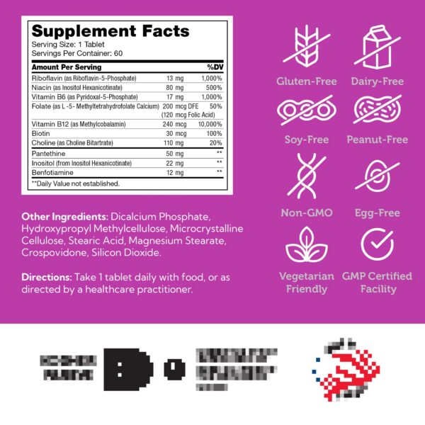 Vitamina B complex Zahler con sistema de liberación de dos etapas