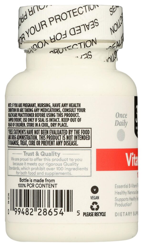 Detalles de la etiqueta Vitamina B1 100 mg