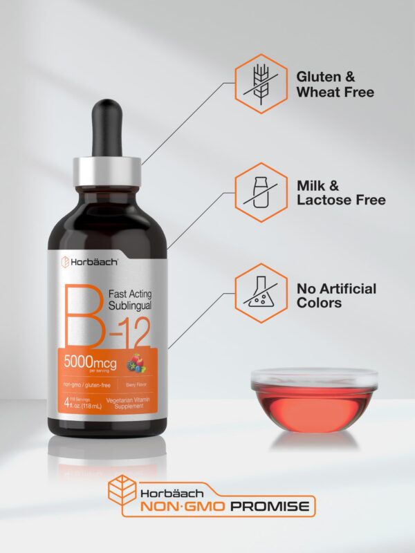 Vitamina B12 Horbaach 5000 mcg acción rápida sublingual