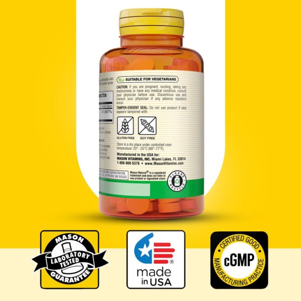 Vitamina b12 MASON NATURAL 1000 mcg tabletas sublinguales