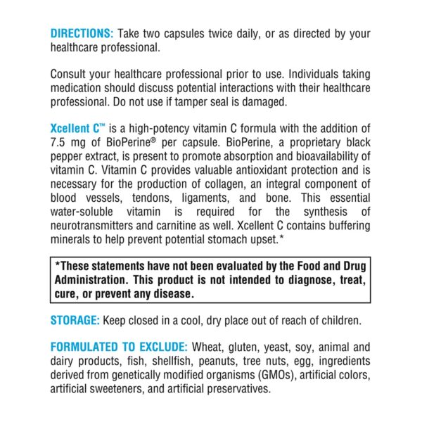 Version 1.0.0 vitamina c con bioperine para absorción mejorada