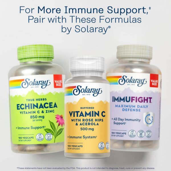 Vitamina c SOLARAY con acerola y rosa mosqueta