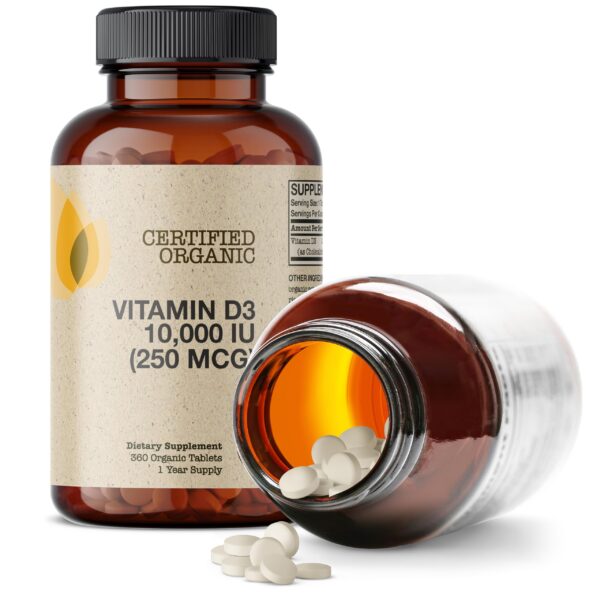 Vitamina D3 de alta potencia Futurebiotics en frasco