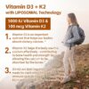 Vitamina d3 k2 mk7 para metabolismo calcio oppuland