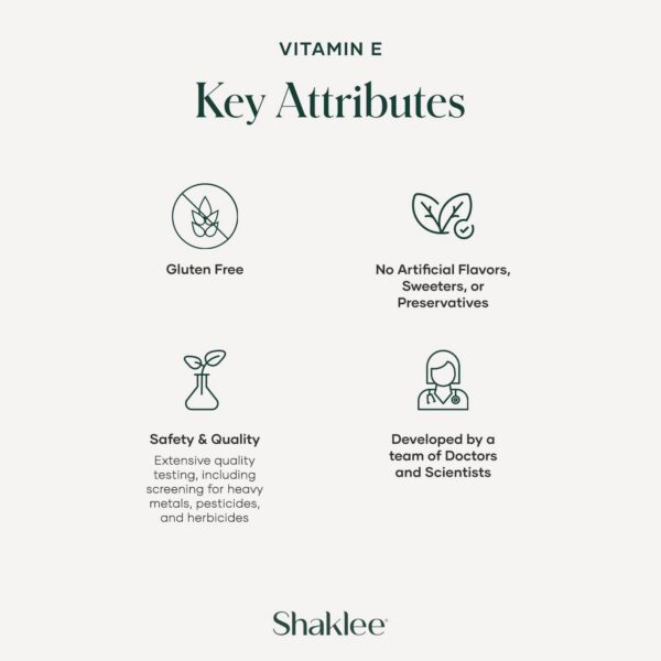 Vitamina E antioxidante con selenio y extracto de uva Shaklee
