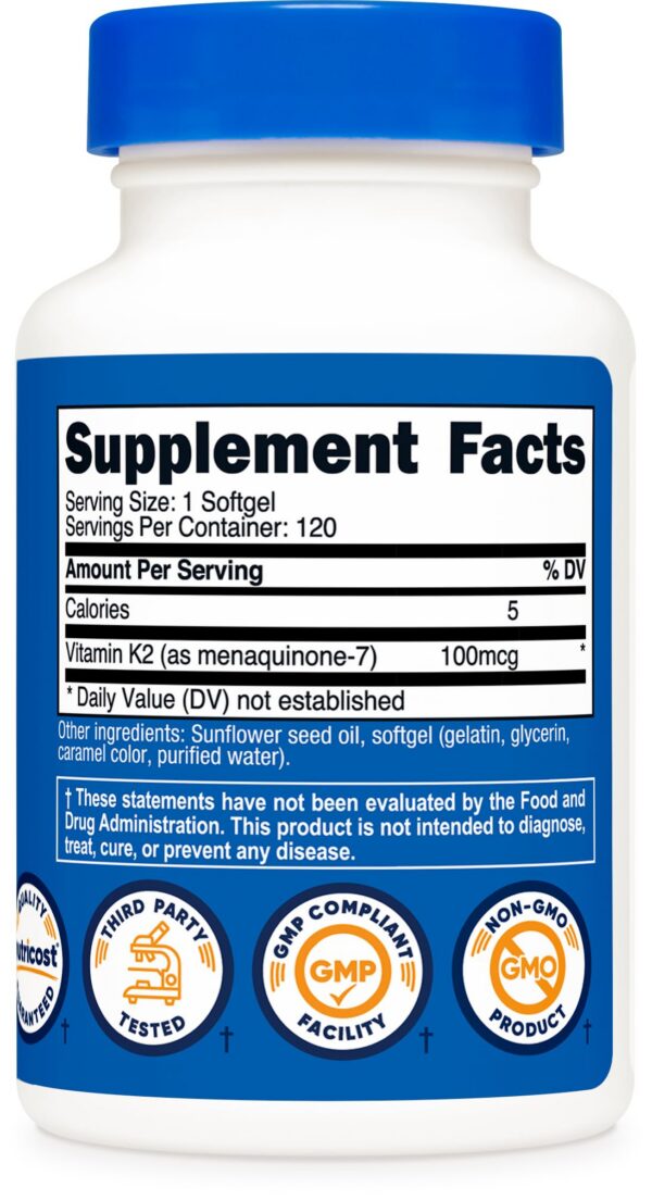 Vitamina K2 MK-7 - Apoyo para salud cardiovascular