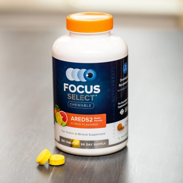 Version 1.0.0 Vitamina masticable Focus Select AREDS2 para salud macular