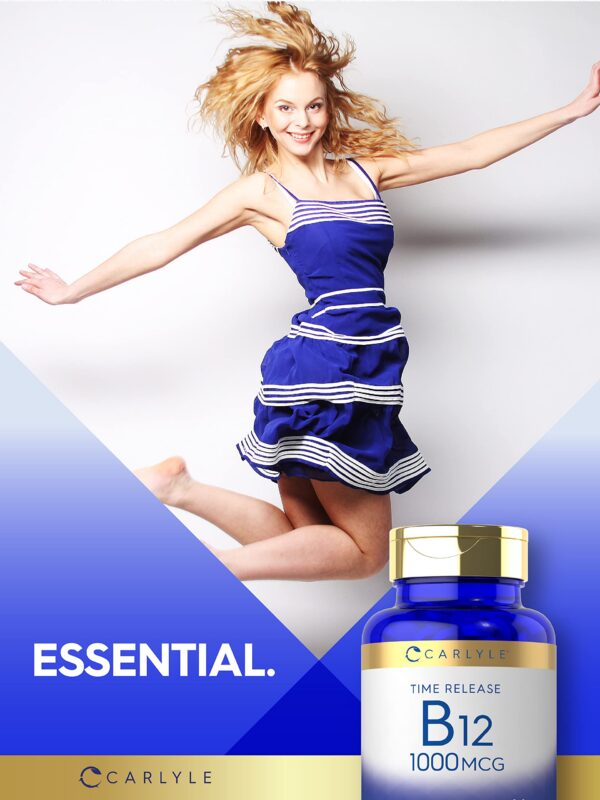 Version 1.0.0 Vitaminas B12 liberación prolongada 250 tabletas Carlyle