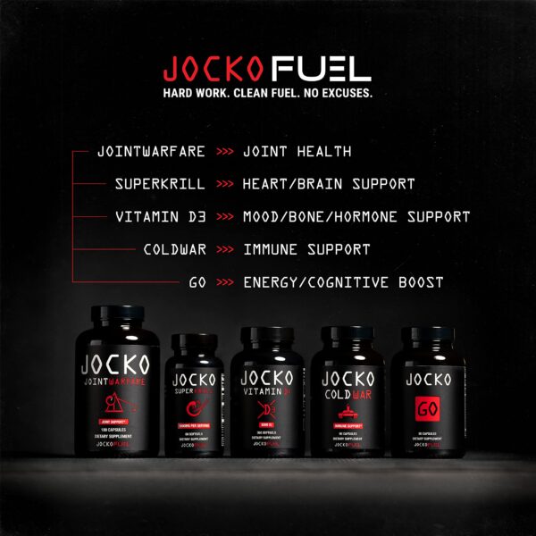 Suplemento Jocko Fuel para flexibilidad articular