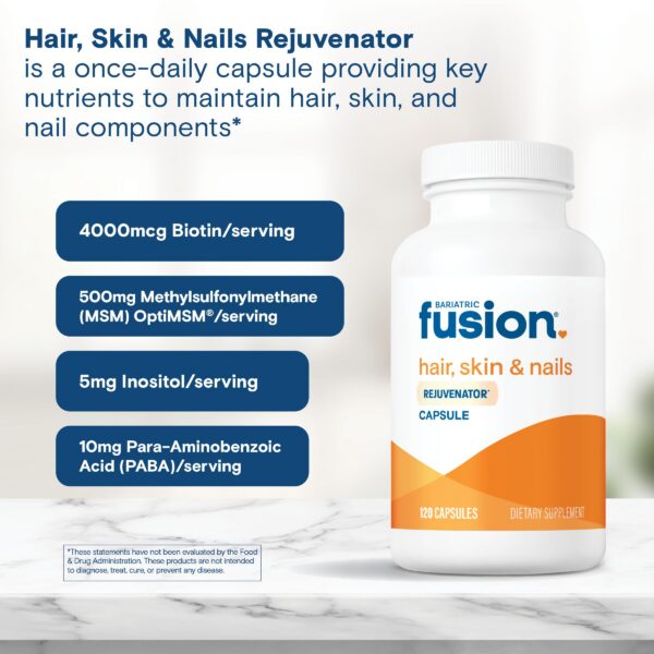 Vitaminas para crecimiento cabello y uñas veganas 120 cápsulas