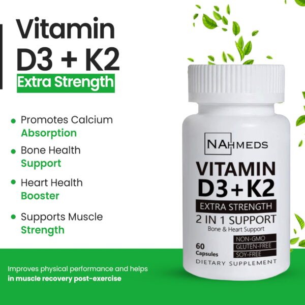 Vitaminas D3 y K2 NAhmeds caja