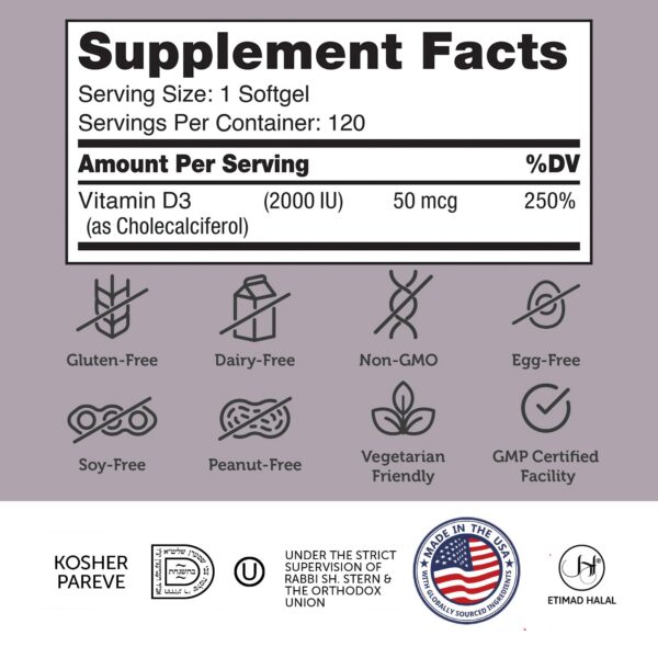 Vitaminas D3 Zahler para huesos y músculos sanos