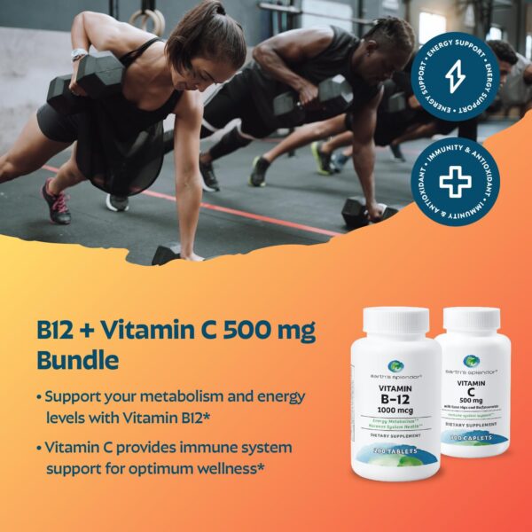 Vitaminas Earth's Splendor apoyo energetico y sistema inmunologico