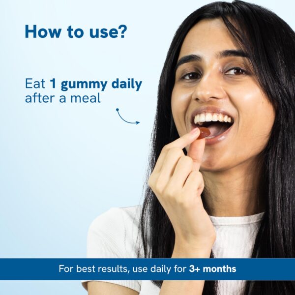 Vitaminas en gomitas para cabello grueso Be Bodywise