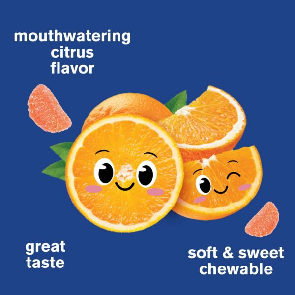 Version 1.0.0 Vitaminas en gomitas con sabor a naranja naturales