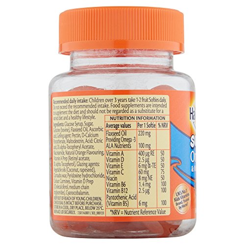Vitaminas Haliborange omega-3 y multivitaminas niños