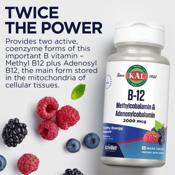 Version 1.0.0 Vitaminas kal b12 para energía y salud cardiovascular alta calidad