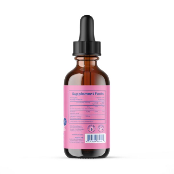 suplemento líquido para apoyo inmunológico y sueño infantil