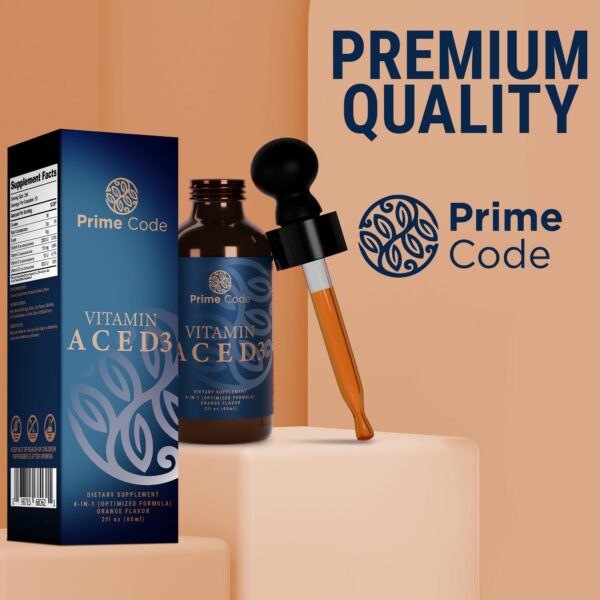 Vitaminas líquidas para salud y bienestar diario