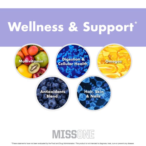 Vitaminas para mujeres NutraOne MissOne presentación del producto