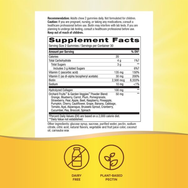 Vitaminas Nature's Way Alive para cabello piel uñas 60 un