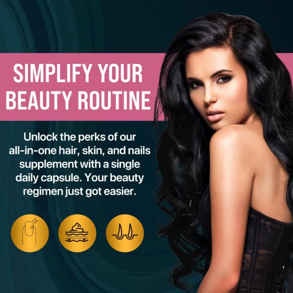 Vitaminas para mujer y hombre cabello piel uñas