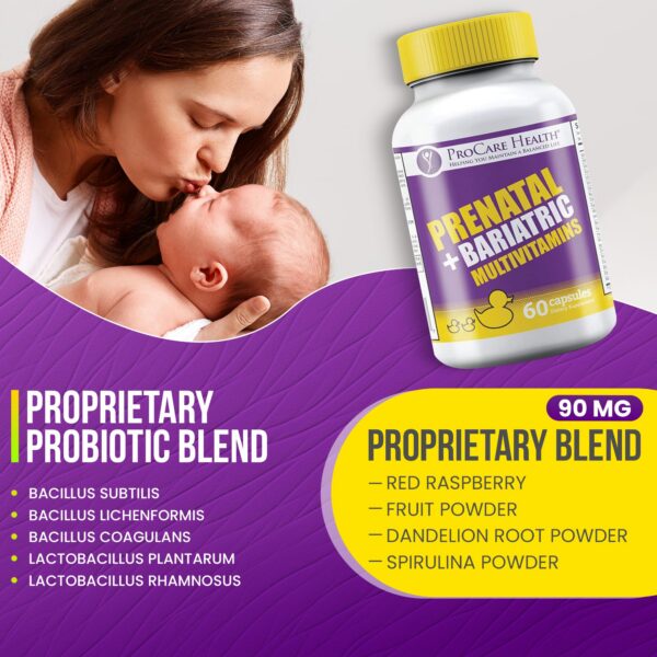 Vitaminas prenatal bariátrico Procare Health suplemento para mujeres