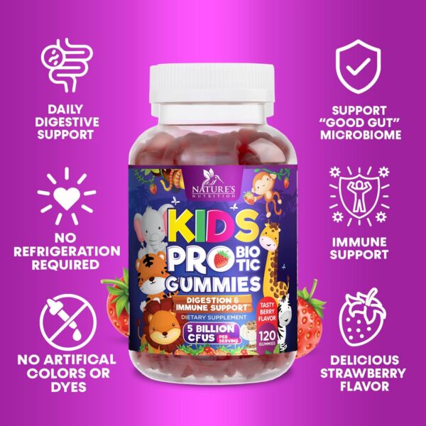 Vitaminas probióticas saludables para niños de 3 años