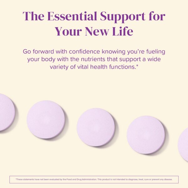 Vitaminas sin azúcar Barimelts ADEK para mujeres bariátricas