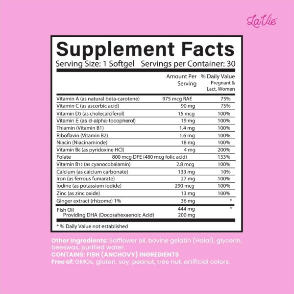 Vitaminas deliciosas y suaves para mamá LaVie