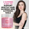Vitaminas para uñas robustas y piel radiante en gomitas veganas