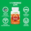 Vitaminas para uñas y piel VitaWorks Biotina para niños