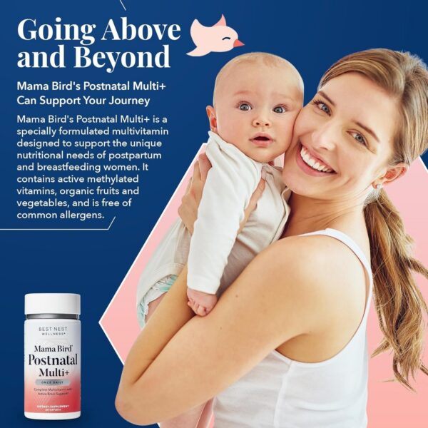 Vitaminas veganas para madres lactantes Best Nest Wellness