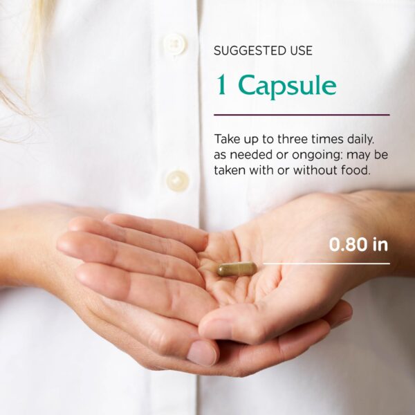 Envase de vidrio de 120 cápsulas