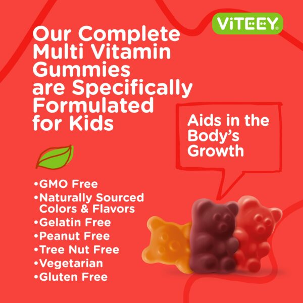 Etiqueta nutricional Viteey Kids