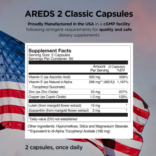 Detalle de etiqueta y caducidad de Viteyes AREDS 2