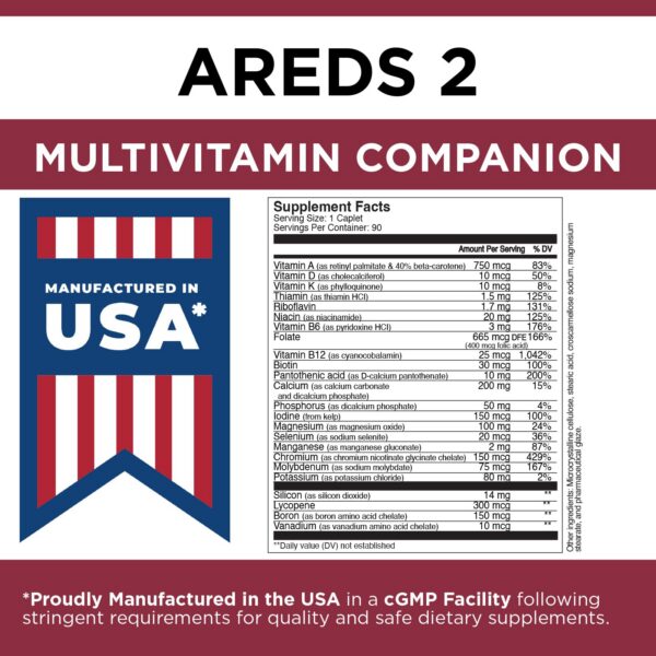 Viteyes Classic AREDS 2 ingredientes y beneficios