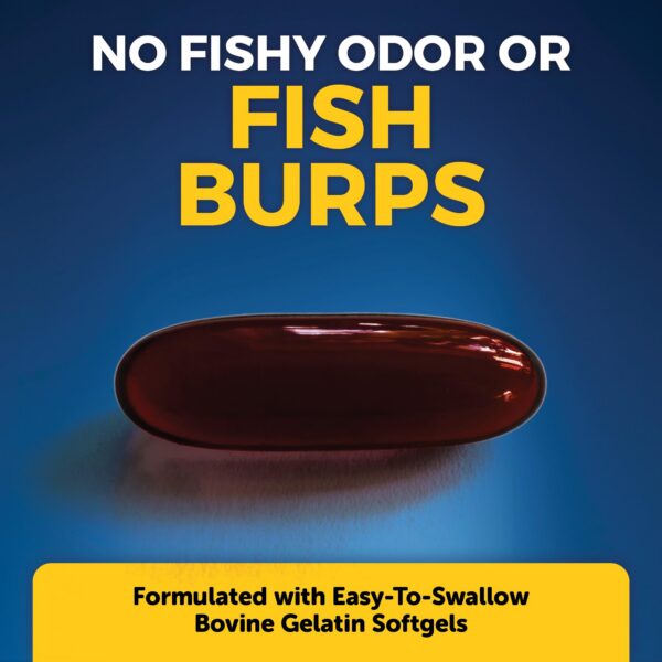 Cápsulas sin regusto a pescado